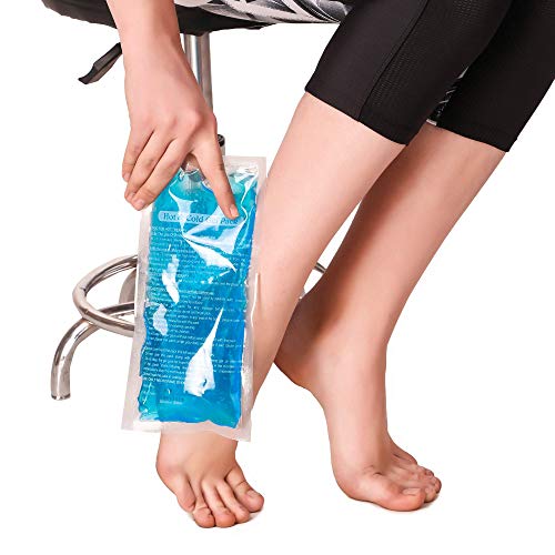 ONYXNEO Reusable Hot and Cold Gel Pack for Pain Relief - Multipurpose Hot/Cold Therapy Ice Pack (Medium, 125mm X 260mm)- Pack of 2