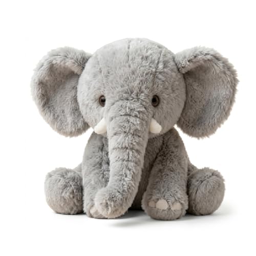 Carehabi Elefant Kuscheltier Klein 20 * 18 * 20cm Plüsch Plüschtiere Baby Kuscheltier Elefant für Jungen Mädchen & Kleinkinder