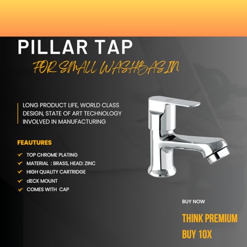 Image of 10X Pillar Cock Tap ZP-3601 for Bathroom /Kitchen Table /Deck Mount