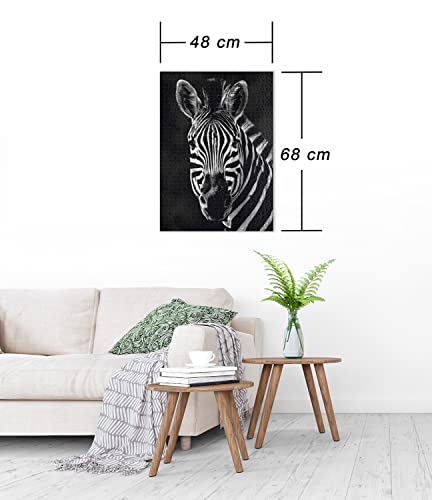 Ulmer Puzzleschmiede, Animal Puzzle "Zebra", Classic Puzzle 1000 Pieces - Image 3