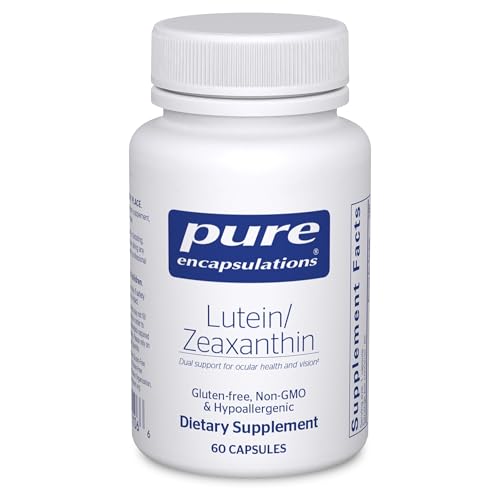 Pure Encapsulations Lutein & Zeaxanthin - Supports Overall Vision* - Maintains Macular Pigment & Eye Health* - Antioxidant Support* - Vegan-Friendly & Non-GMO - 60 Capsules