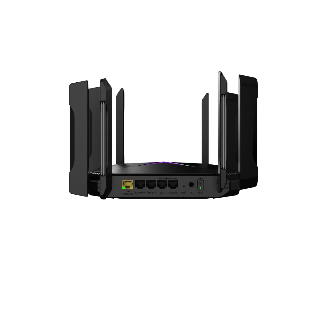AX6000 Wi-Fi 6 Mesh Router with a 2.5 Gbps Port. Support Dual-WAN and Dual-LAN