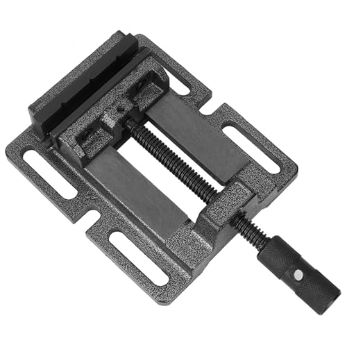 Prensa de hierro fundido duradera de alta precisión, herramienta manual con abrazadera para banco de trabajo de precisión (15,2 cm/6 pulgadas)