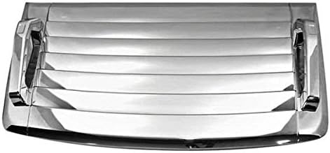 Black Horse Off Road HU-H3-HVD Chrome ABS 1 Pieces Hood Vent Set Trims