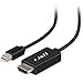 Produktbild Mini-DP-auf-HDMI-Kabel, 4K, 30 Hz, J&D, vergoldeter Mini-Displayport 1.2 (Thunderbot 1/2 kompatibel) zu HDTV HDMI, 2,7 m