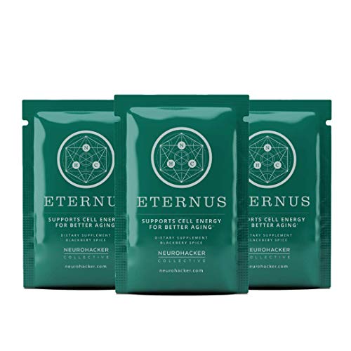 Eternus Drink Mix - Cell Energy for Optimized Aging & Long-Term Health | NAD Supplement | with Niacinamide, Resveratrol, Niagen for NAD+Support (20 Pack)