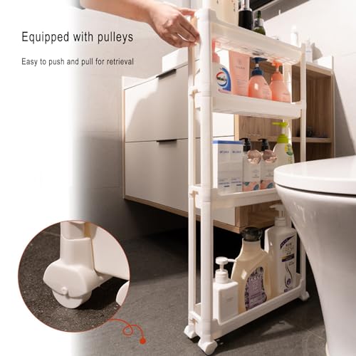 Chariot de rangement fin pour optimiser les petits espaces - 2