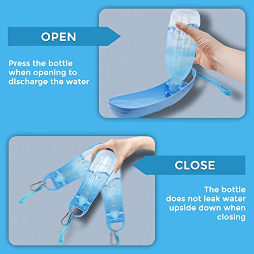 Vannon Dog Water Bottle, Portable Dog Water Dispenser with Foldable Drinking Cup Bowl for Walking, Travel, Leak-Proof… - Image 3