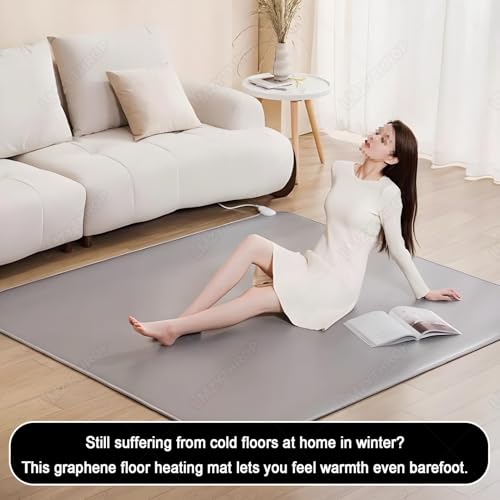 Chauffage tapis &eacute;lectrique haute performance avec mont&eacute;e constante