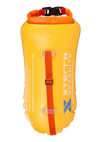 Xterra Wetsuits Swim Buoy – Swim Safety Float And Dry Bag For Open Water Swimmers - Swim Training Safety Triathlete, Kayaking, Snorkeling, Open Water Swim Buoy Float (Pvc 15 Liter Orange) #TOP1