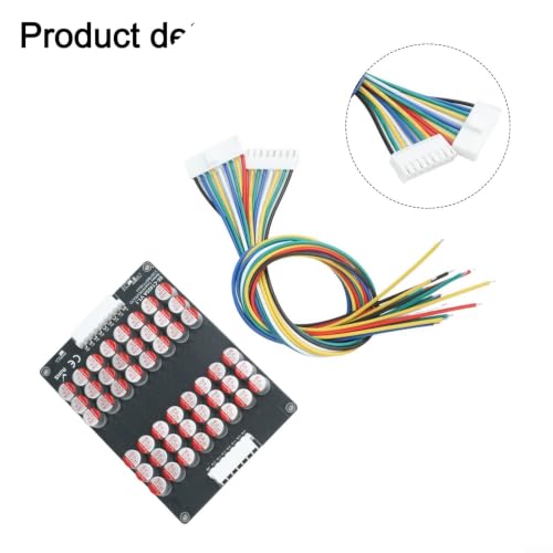 Ecualizador activo 12S-16S de 5 A para tablero equilibrador de baterías, transferencia de energía por condensador para paquetes LiFePO4 y litio-titanato de 60-300 Ah, voltaje por celda de 1,8 V a 4,5 V miniatura 2