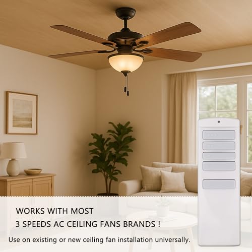 Image of Universal Ceiling Fan Remote Control Kit Replacement for Harbor Breeze