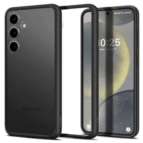 Spigen Ultra Hybrid Coque Compatible avec Samsung Galaxy S24 5G - Noir Mat