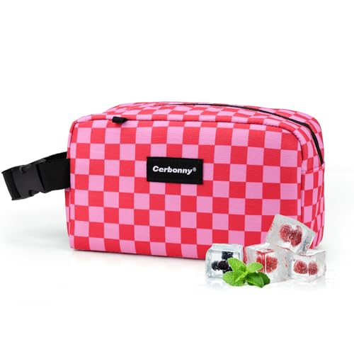 Cerbonny Small Cooler Bag Freezable Lunch Bag Built-in Ice Pack
