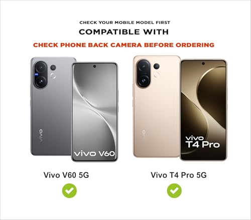 Image of SBMS Silicone Back Cover Case for Vivo V60 5G /V60e 5G /T4 Pro 5G | Soft Micro-Fibre Lining Inside | Camera Protection Bump | Shockproof Back Cover Case for Vivo V60 5G (Candy Cloth Purple)