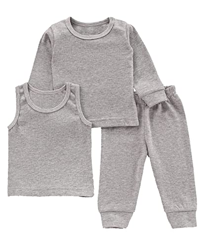 Image of Kids Winter wear Thermal Full Sleeves Body Warmer top and Pajama Set for Boys & Girls