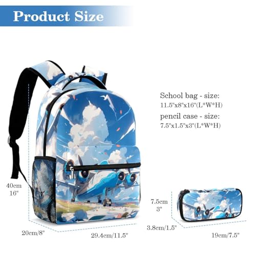 Sac à dos fille et garçon multicolore idéal pour le collège - 2
