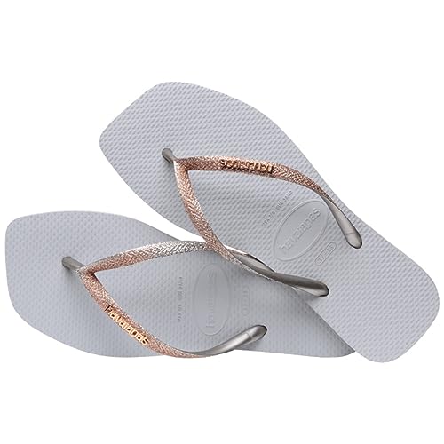 Chinelo Havaianas Slim Square Glitter