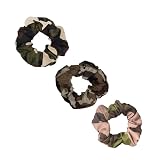Camouflage Scrunchies Tan