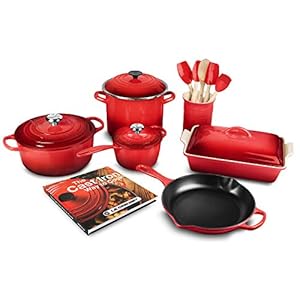 Le Creuset 16 Piece Cookware Set (Cerise)