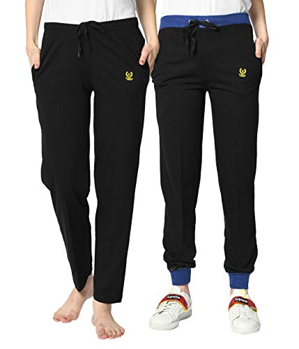 Image of Mack Jonney Regular Fit Women Trackpants(Pack of 2-MACK632684)