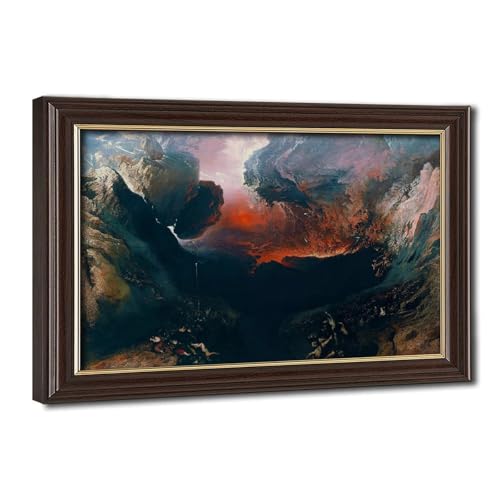John Martin Impression sur toile - Sublimer votre bureau avec cette décoration murale