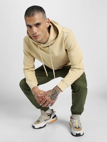 Image of Veirdo 280 GSM Cotton Fleece | Hooded Neck Full Sleeve | Regular Fit Sweatshirt | Solid Hoodie for Men | Sizes: S to 3XL