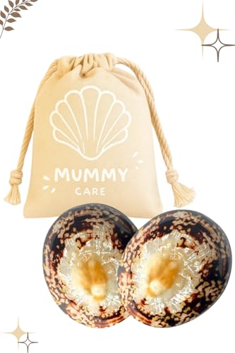 Mummy Care Coquillages d’Allaitement en Nacre Naturelle - Lot de 2 Coquillages pour Prévenir les Crevasses et Irritations - Solution Naturelle et Écologique pour les...
