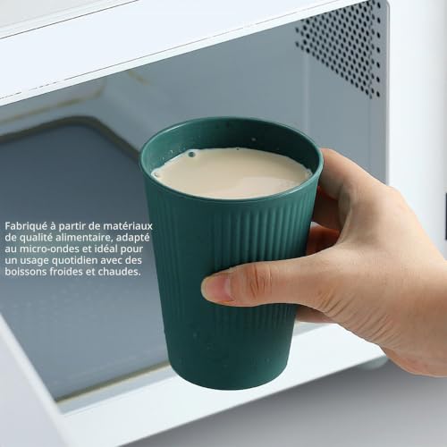 LYSHOOCE Lot de 12 gobelets de 320 ml, réutilisables et incassables – vue 4