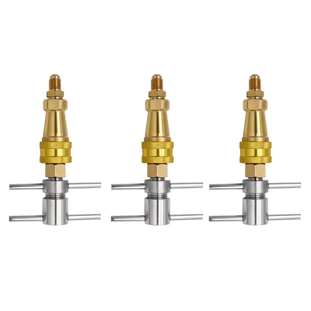 Littimoon Wrench Type Quick Connector Refrigerator Freezer Fluorine Injection Connector 1/4inch Copper Pipe
