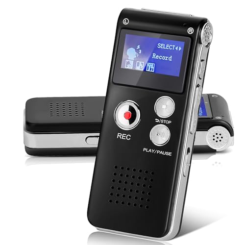 Helterfolg 8GB Portable Voice Recorder