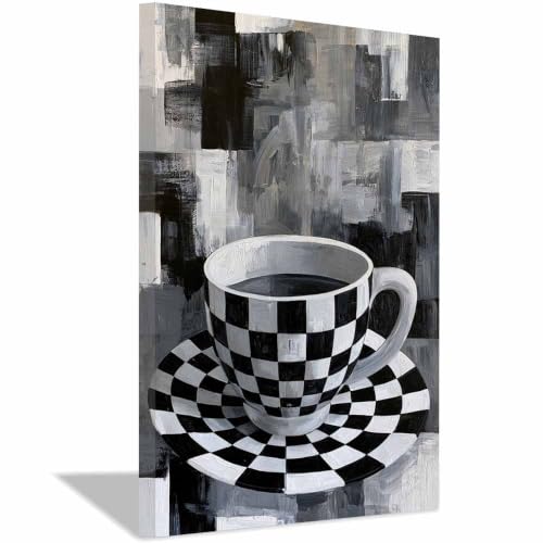 Toile murale tasse à café pour habiller un mur vide avec élégance moderne