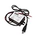 DROK 090187 DC-DC Volt Buck Converter Step-down Regulator 8-50V 12V/24V/36V to 5V 3A Power Supply Module Volt Inverter Board with Micro USB Adapter Connector Waterproof