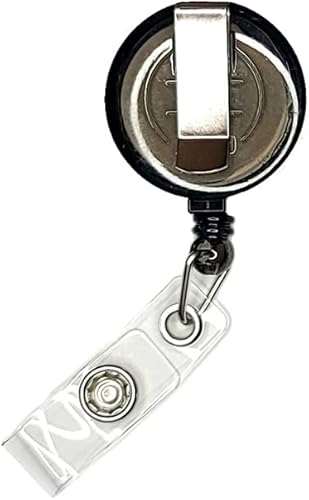 Miniatura 3 de Carrete de insignia de bulldog francés, divertido enfermera doctor EMT CNA profesor de identificación, clip retráctil de 25 pulgadas, extensión de