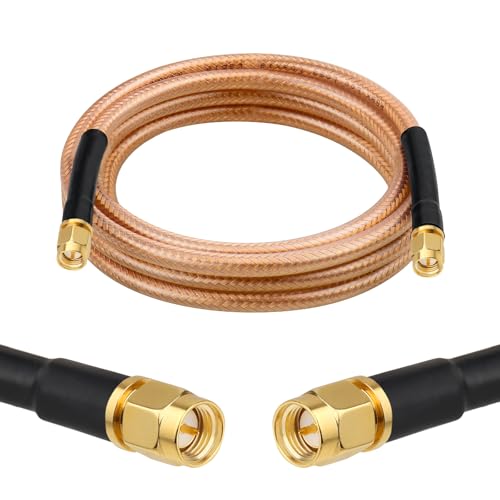 Câble d'extension SMA mâle mâle RG8X coaxial 50 Ohm pour antenne WiFi radio jambon