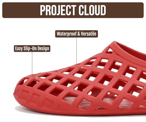 Image of Project Cloud Jelly Shoes Women - Lightweight & Water-Resistant Women's Flats Sandals - Non Slip Womens Shoes - Perfect Summer Jelly Flats for Women 2026 (Jellz)
