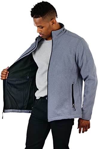 Image of ToBeInStyle Men's Warm and Comfortable Active Zip Up Jackets
