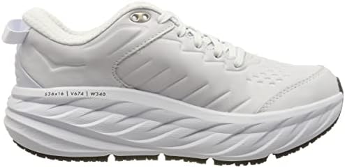 Hoka Women's Bondi SR Sneaker, White, 9.5 | Image 5