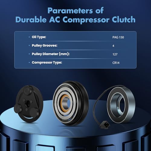 Image of ECCPP AC Compressor Clutch for Subaru Impreza 2.0L 2.5L 2002-2007