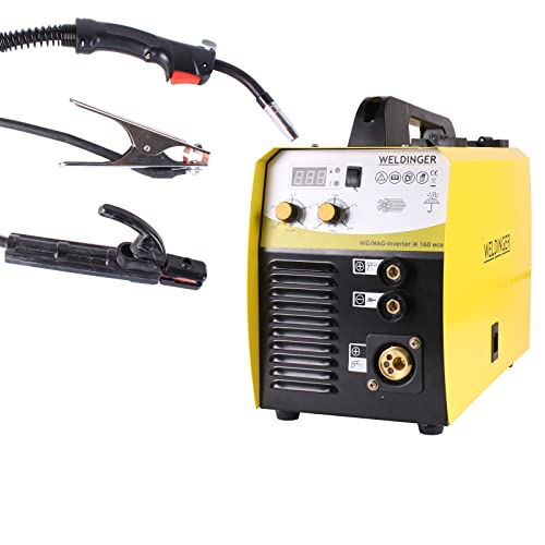 WELDINGER MIG/MAG Schweißinverter ME 160 eco 160 A Elektrodenfunktion auch Fülldraht 5 Jahre Garantie *