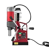 1550W Magnetic Drill Press, 2' Coring, 3147lbf Mag Force, 750RPM Adjustable Speed Mag Drill for Metal, Portable Magnetic Drill Press for Professional Drilling