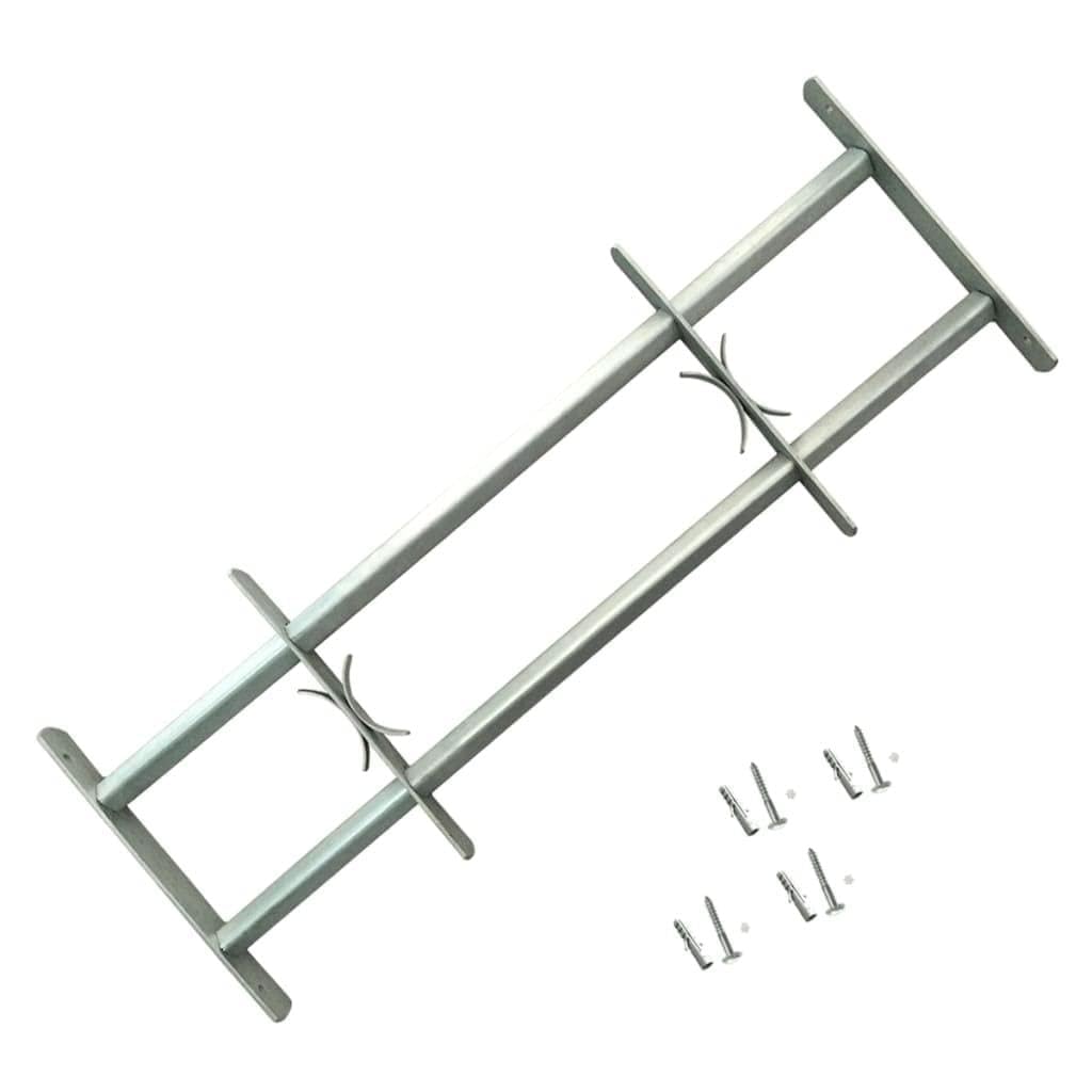 Solivagant Fenstergitter Verstellbar für Fenster 2 STK. 700-1050 mm, Heimwerkerbedarf,Baumaterialien,Fenster, 7.5 kg-3057508