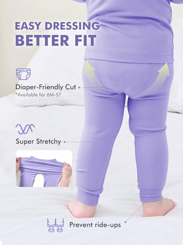 HAPIU Rayon from Bamboo kids Pajamas Set, Pjs Girls Boys3