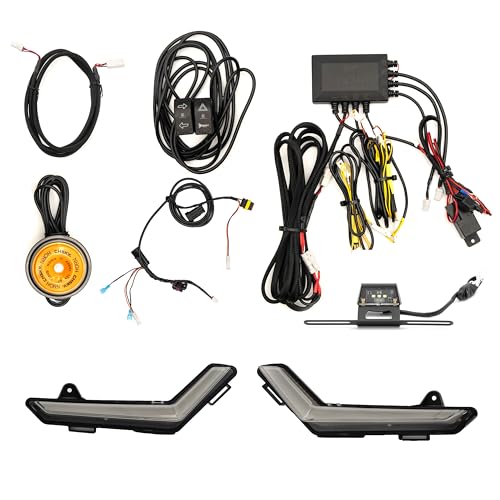 RAVEK Can-Am Defender HD10 Plug & Play Auto-Cancel UTV Turn Signal Kit with Signature Lights