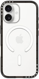 CASETiFY コンパクト iPhone 17 ケース [MagSafe対応/薄型 軽量/耐衝撃] - クリア ブラック