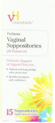 VH Essentials Prebiotic Vaginal Suppositories, 15 Count Personal Healthcare / Health Care