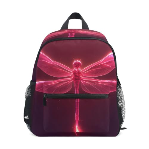 Cartable préscolaire libellule rose pour sorties et école