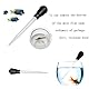 DBAILY Aquarium Pipette Dropper, 6 Stücke Kieselgel Aquarium Wasserwechsler Pipette Feeder Abfall Entferner Kies Reiniger Für Fisch Tank Zubehör 30ml