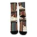 UTRSIFB Boy's Leisure Sports Socks, All Season Stockings, Soft Fashion Breathable Dress Decor Boots Socks Cat Book Lovers Gifts