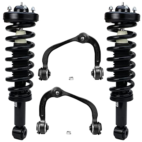 Image of Detroit Axle - Front Struts + Upper Control Arms w /Ball Joints Replacement for 2007-2013 Ford Expedition Lincoln Navigator - 4pc Set